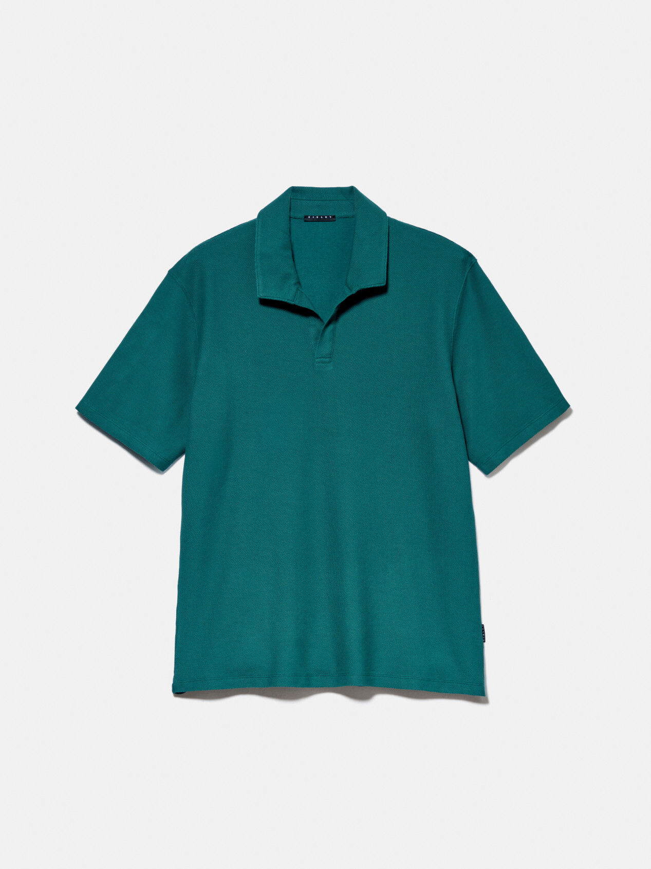 Solid colored polo Dark Green Sisley