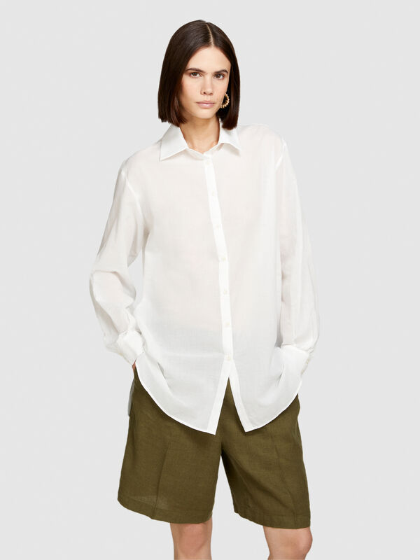 Oversized fit shirt - women's shirts | Sisley