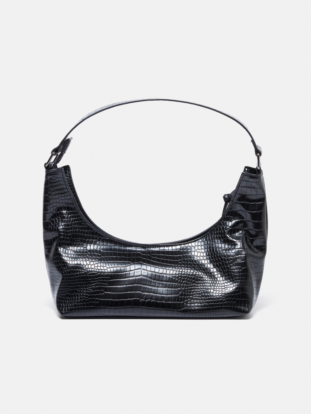 Croc print hot sale baguette bag