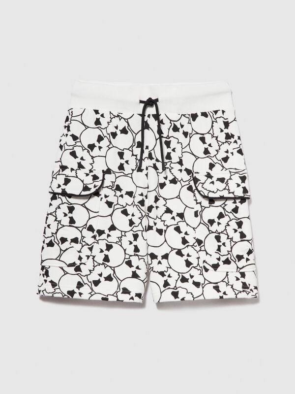 Printed bermudas - boys' bermudas | Sisley Young
