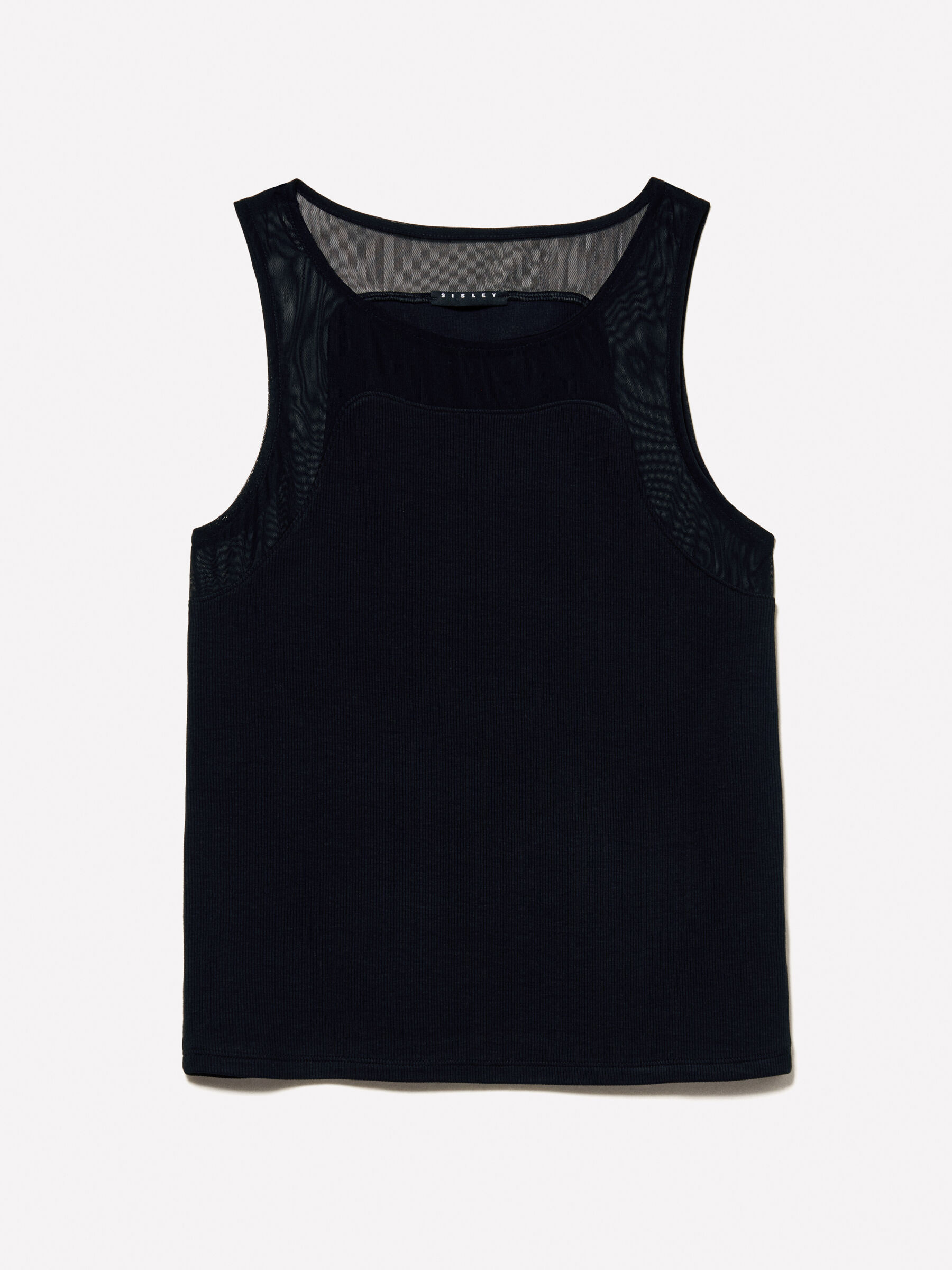 トップス TULLE VEST LAYERED TOPS TULLE VEST LAYERED TOPS