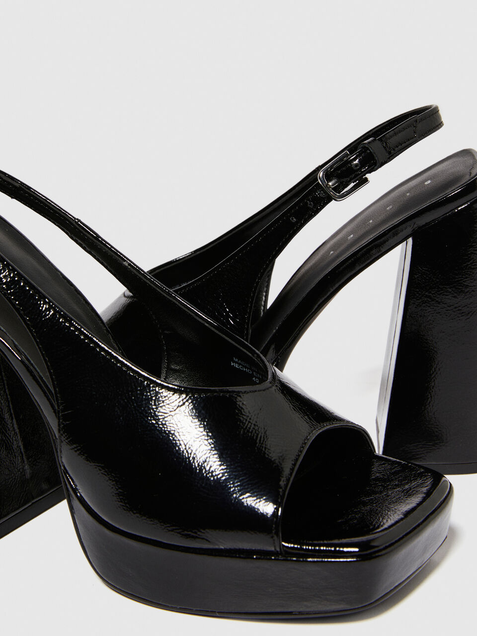 Leather sandals with platform Women image number null