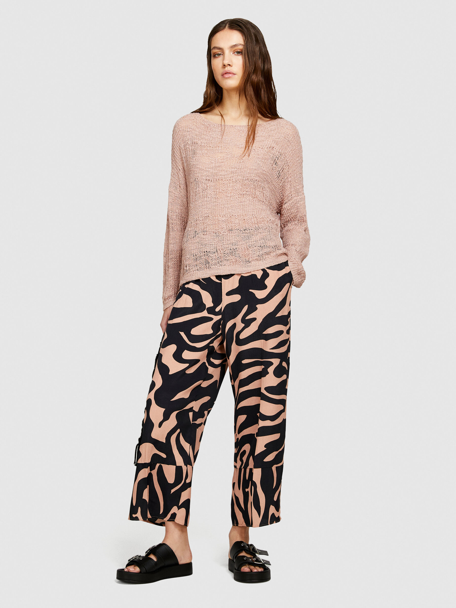 Boat neck sweater Women image number null