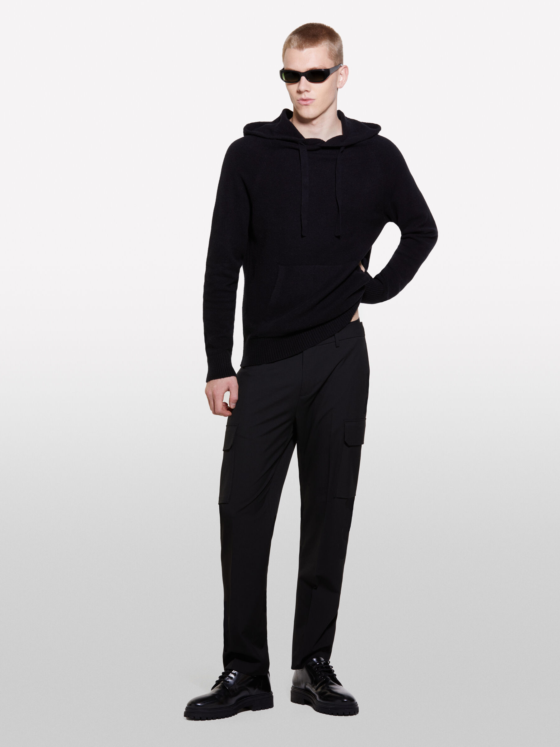 SWEATER W/HOOD Men image number null