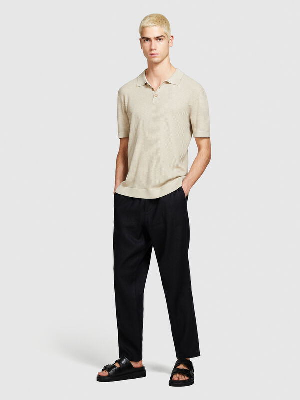 Knit polo - men's polos | Sisley