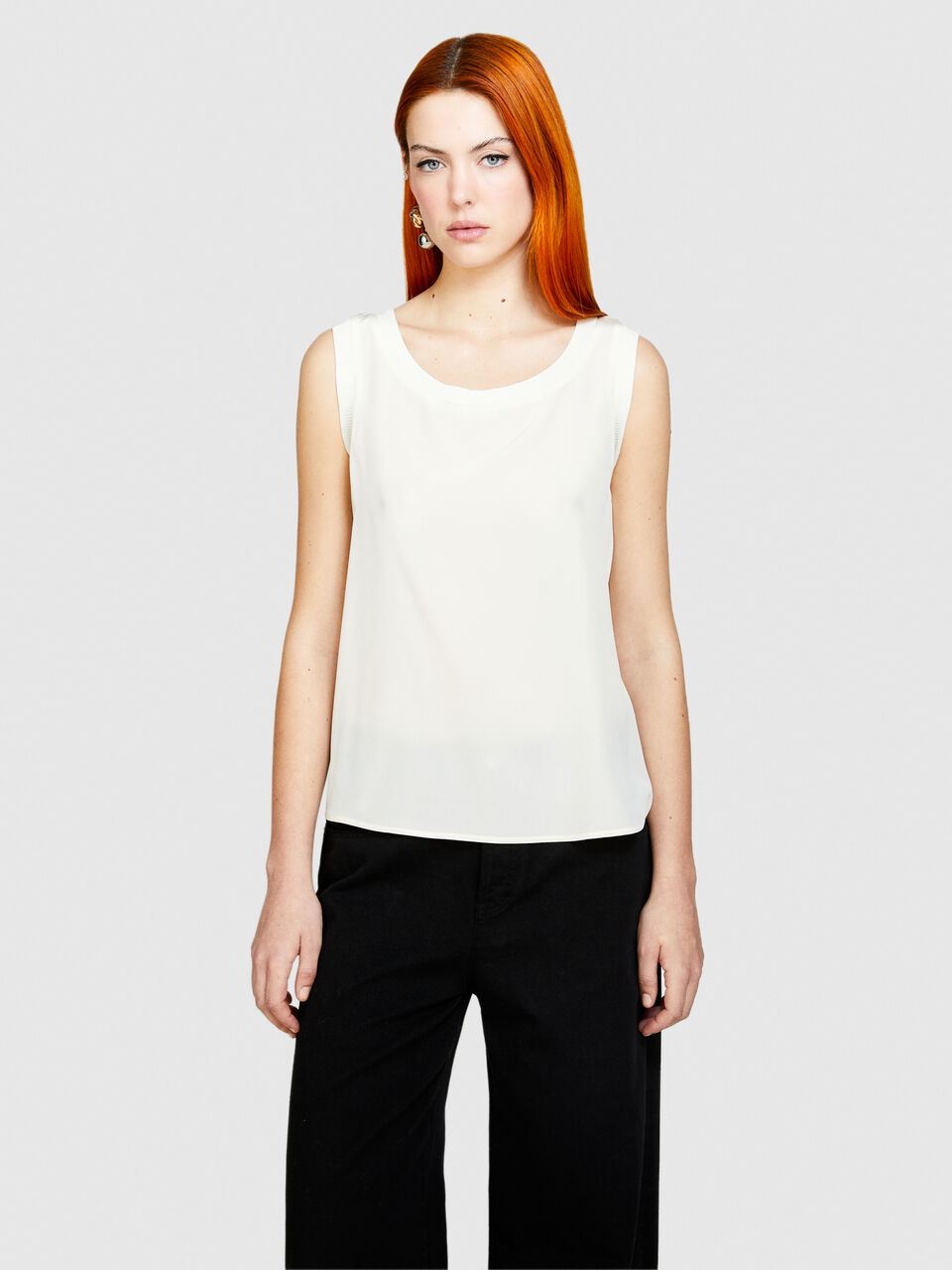 Silk top Women image number null