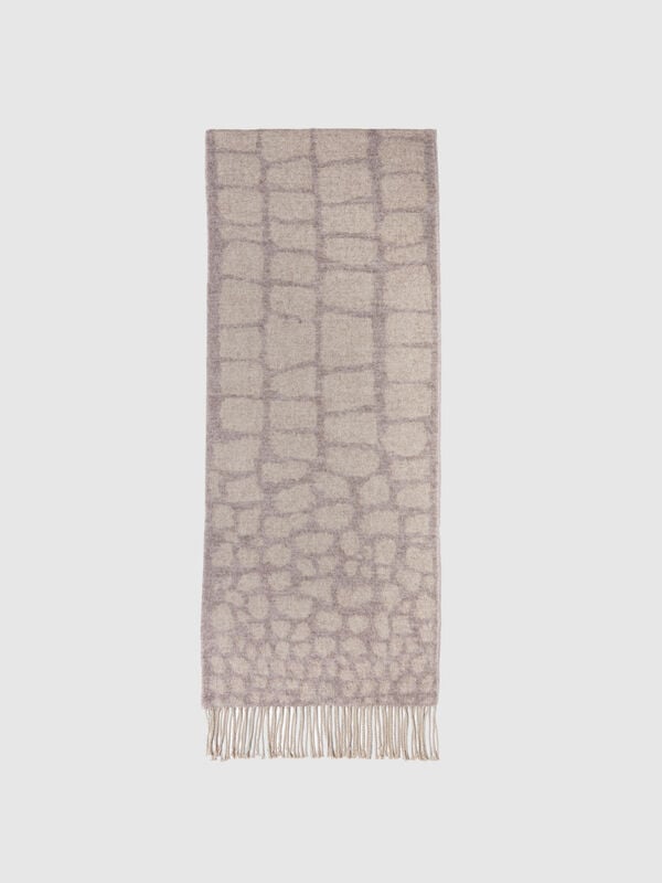 Jacquard scarf - women's scarves and foulards | Sisley