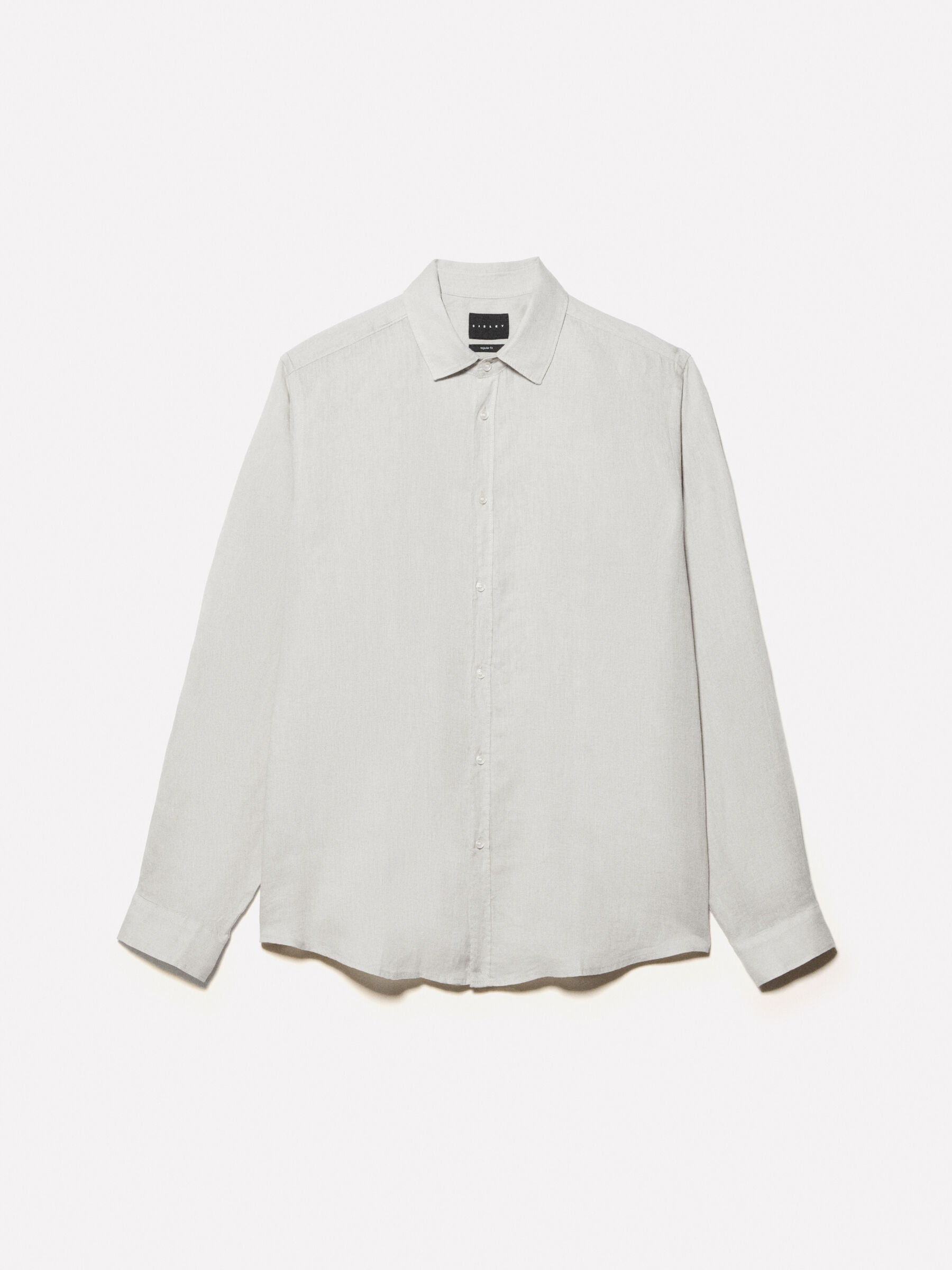 Beige 100% linen shirt, Beige - Sisley