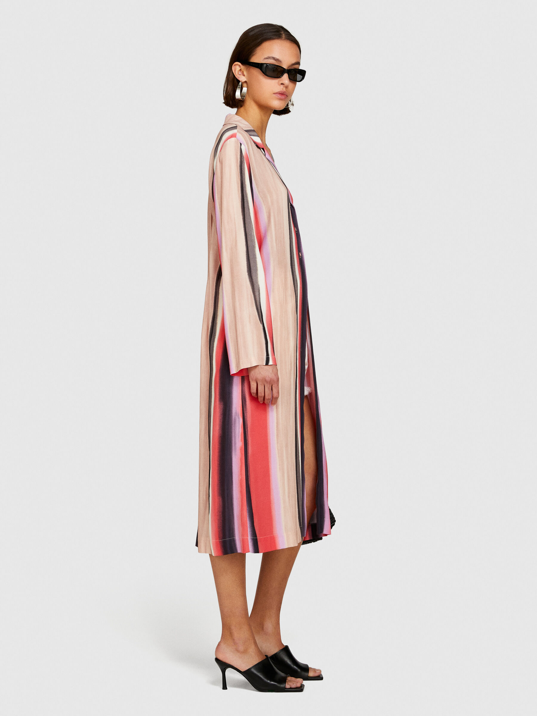 Long printed shirt Women image number null