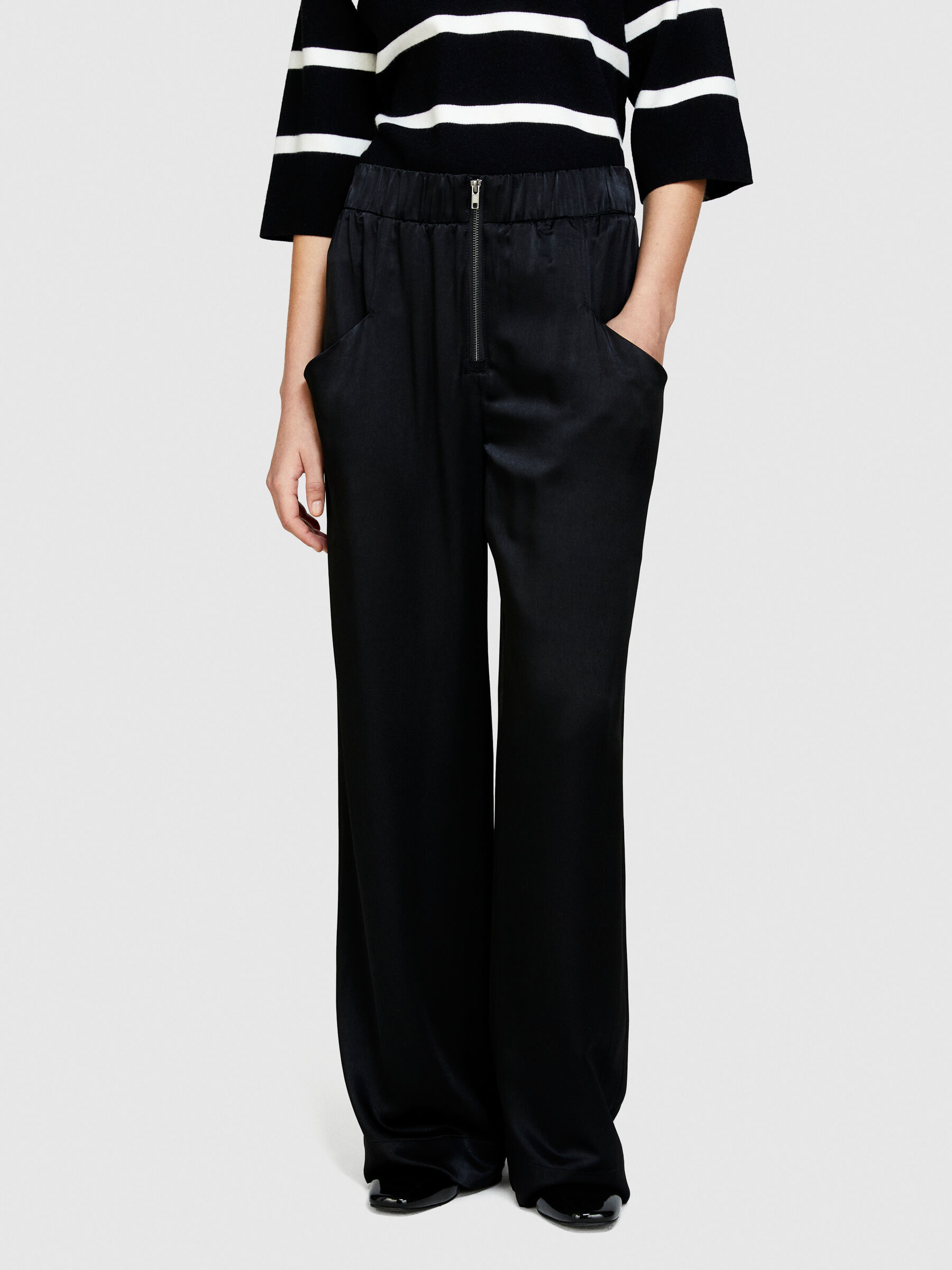 Satin pants Women image number null