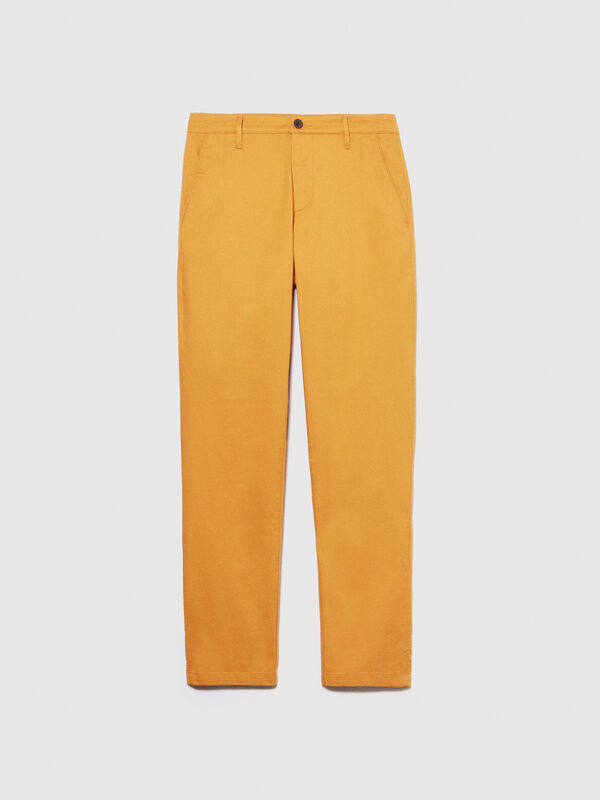 Slim fit chinos - men's chino trousers | Sisley