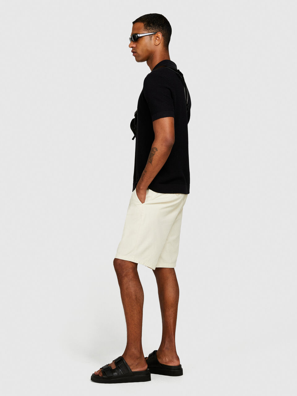 Knit polo Men image number null