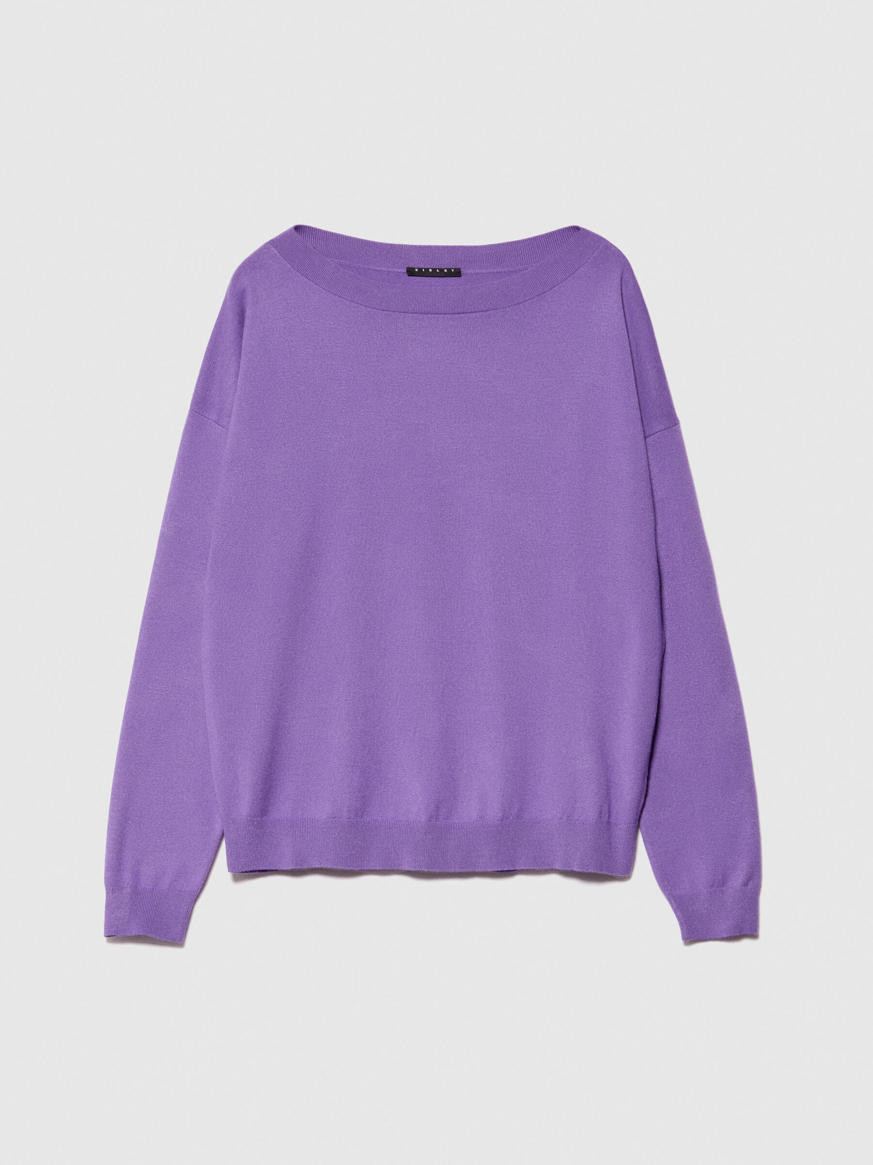 Boat neck sweater Women image number null