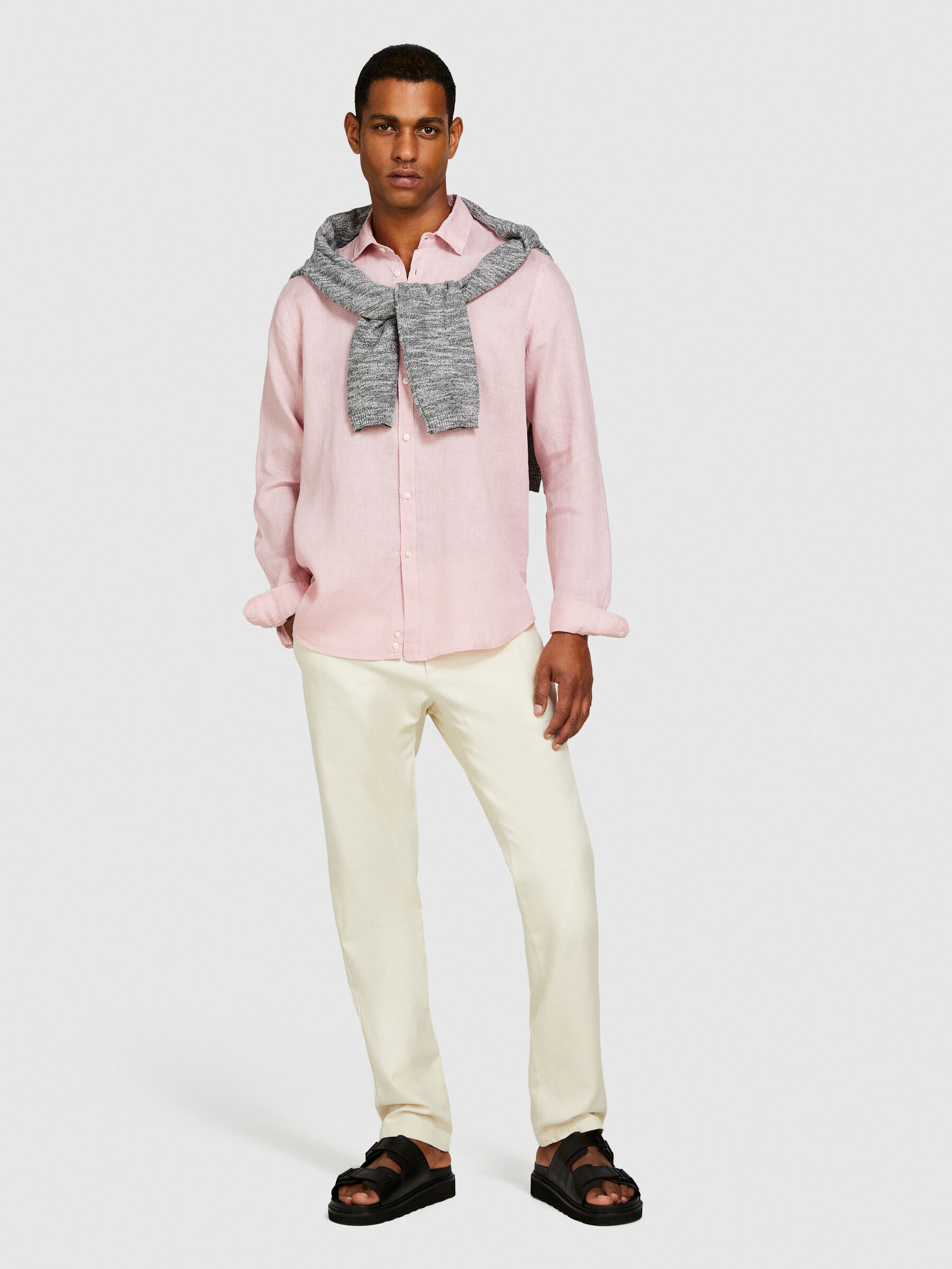 Supreme Mesh Panel Linen S S Shirt (SS24) - $138