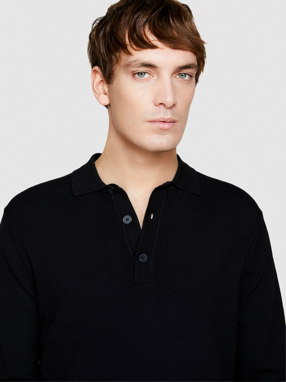 Knit polo Men image number null
