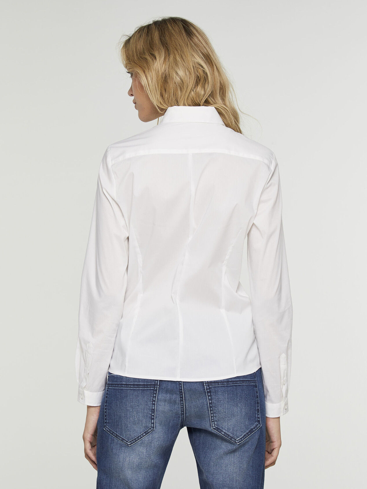 Camicia bianca top sisley