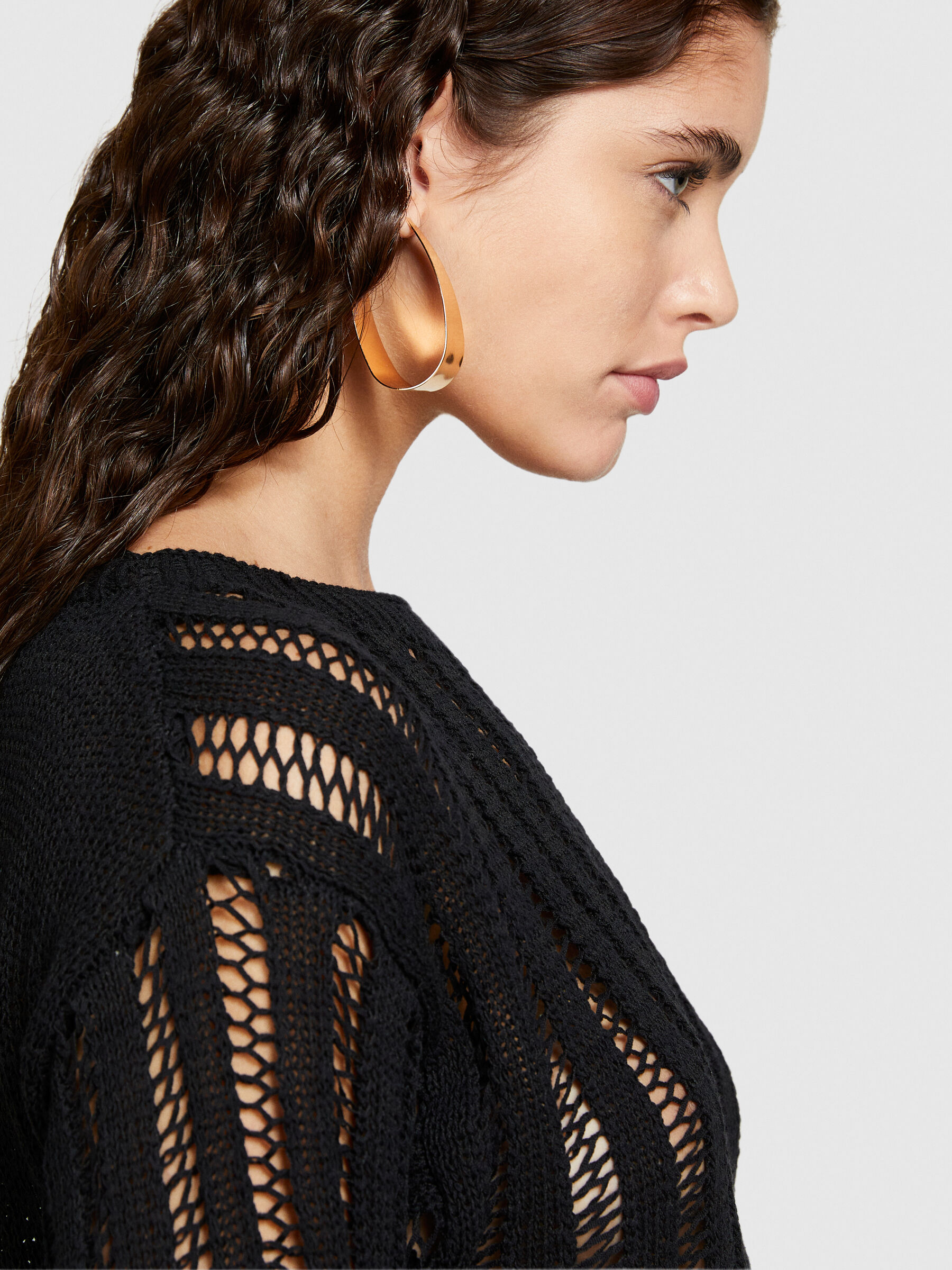 STRETCH RIB KNIT OFF SHOULDER TOP | LIME005 - GOOD AMERICAN