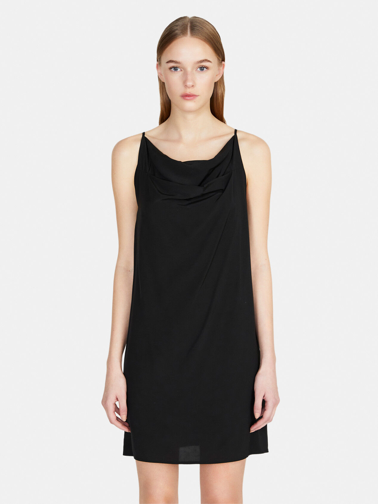 Black flowy hotsell mini dress