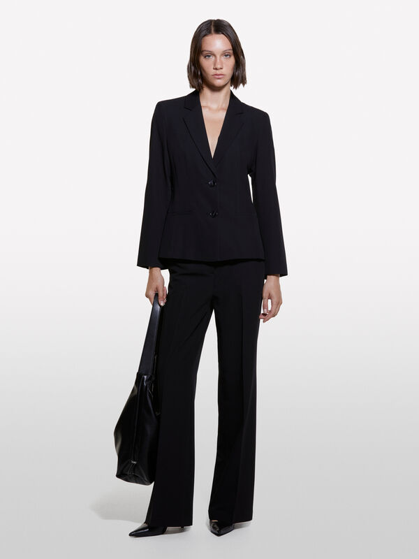 Black palazzo trousers - women's palazzo trousers | Sisley