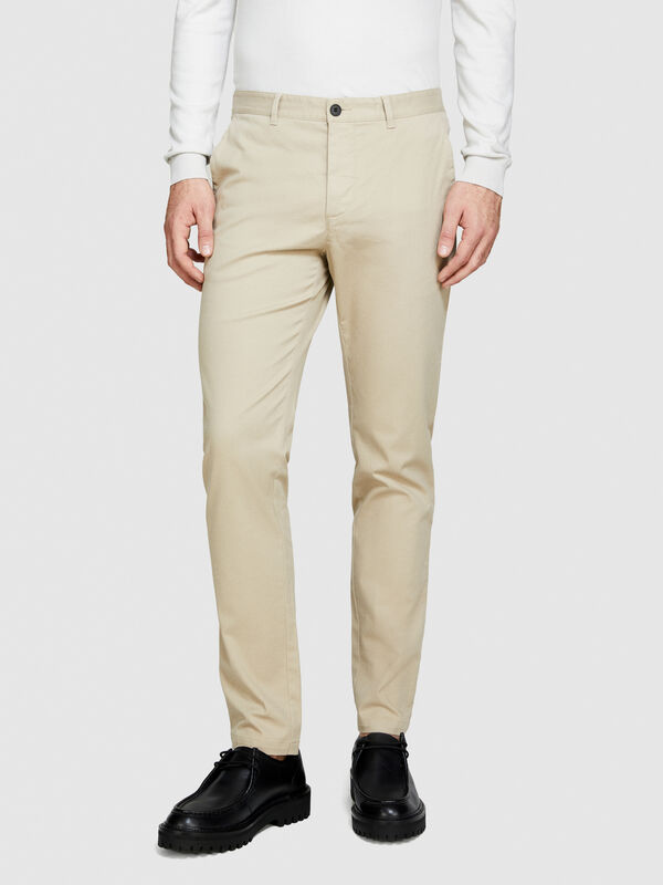 Printed chinos - men's chino trousers | Sisley