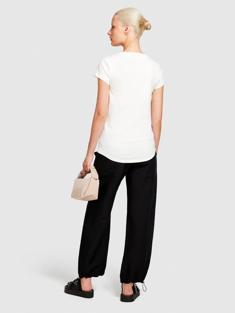 T-shirt with glossy print Women image number null