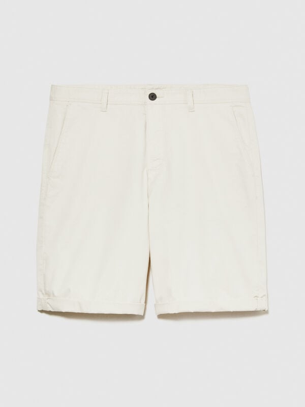 Slim fit bermudas Slim fit bermudas - men's slim fit trousers | Sisley