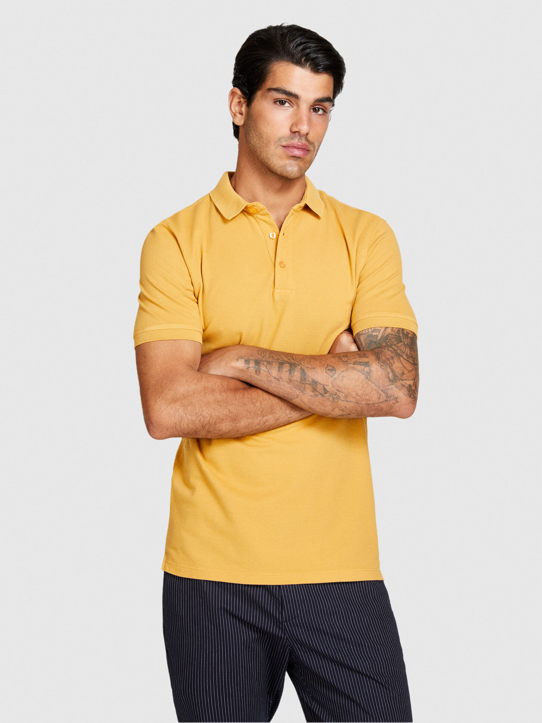 Slim fit polo Men image number null