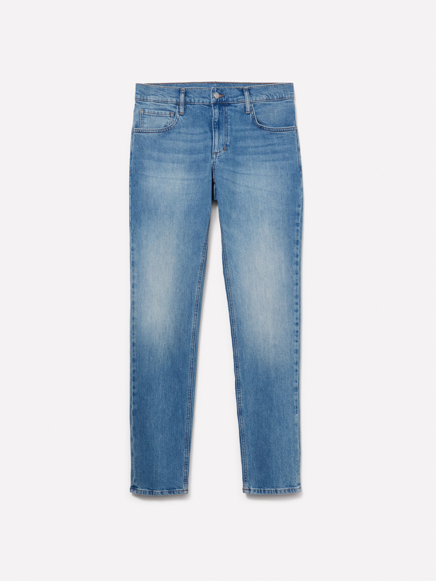 Blue slim fit vintage look Stockholm jeans, Blue - Sisley