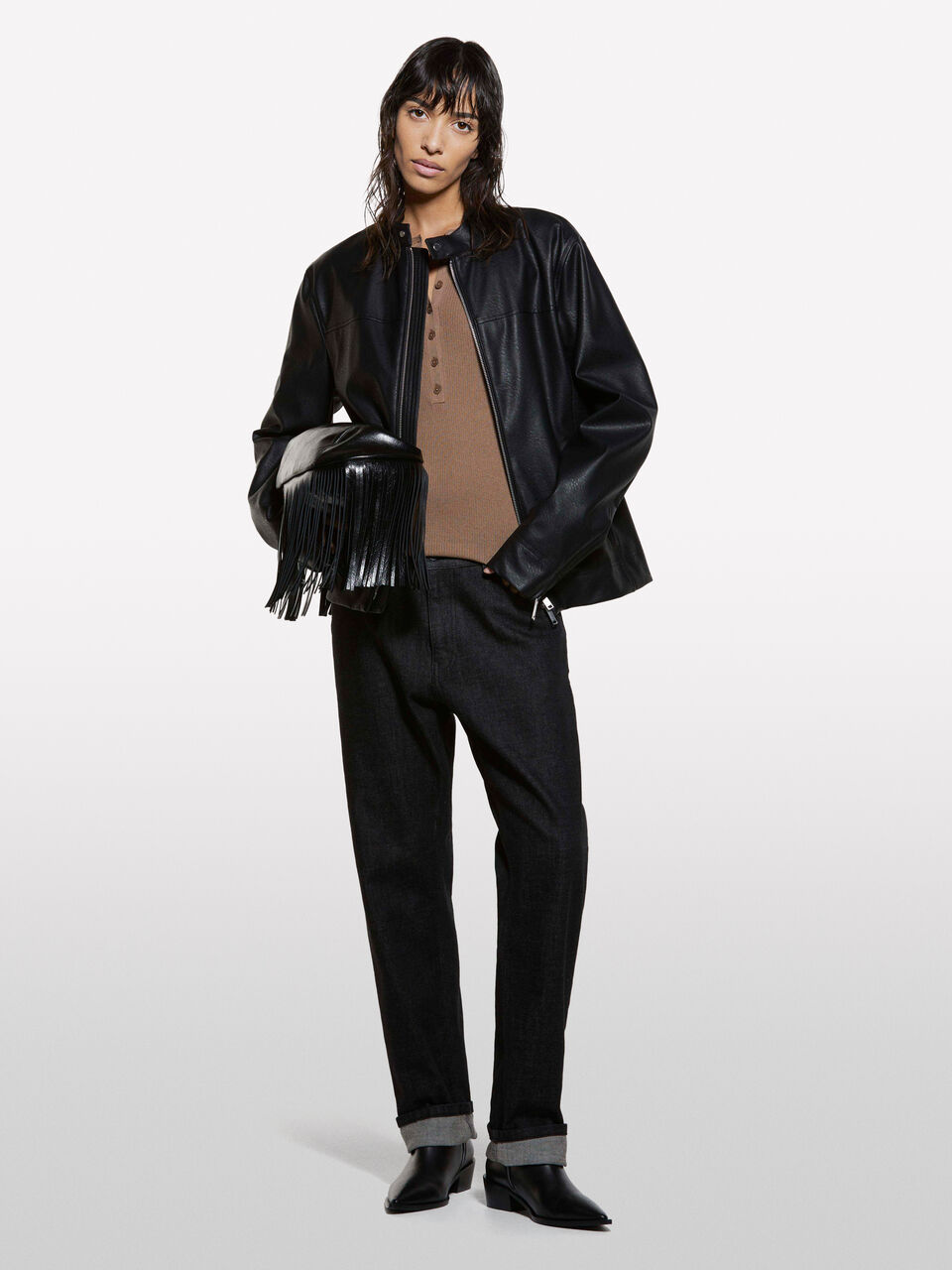 ROUND NECK SWEATL/S Women image number null