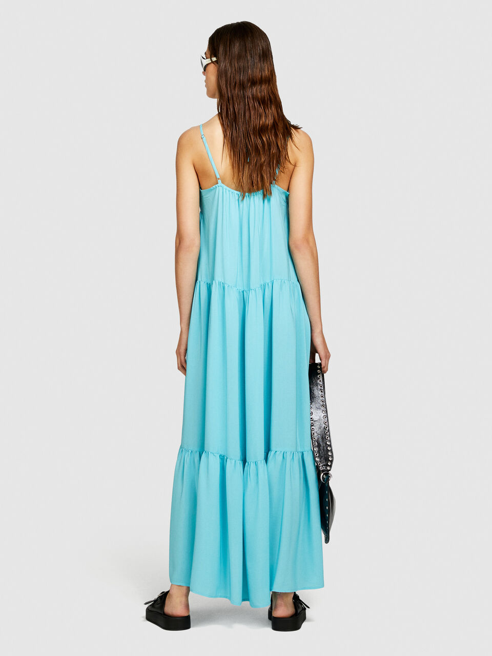 Long dress with ruffle Women image number null