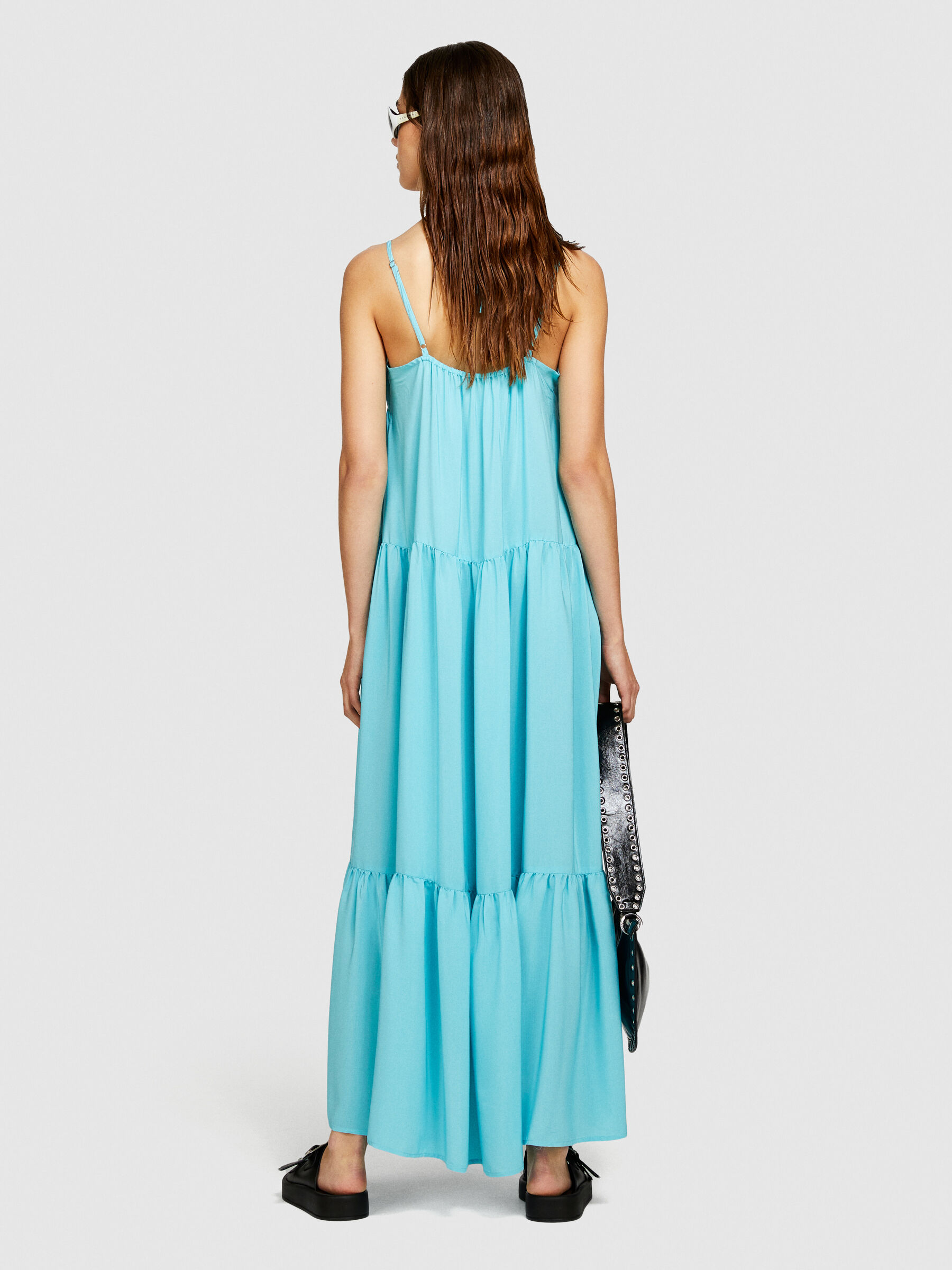 Long dress with ruffle Women image number null