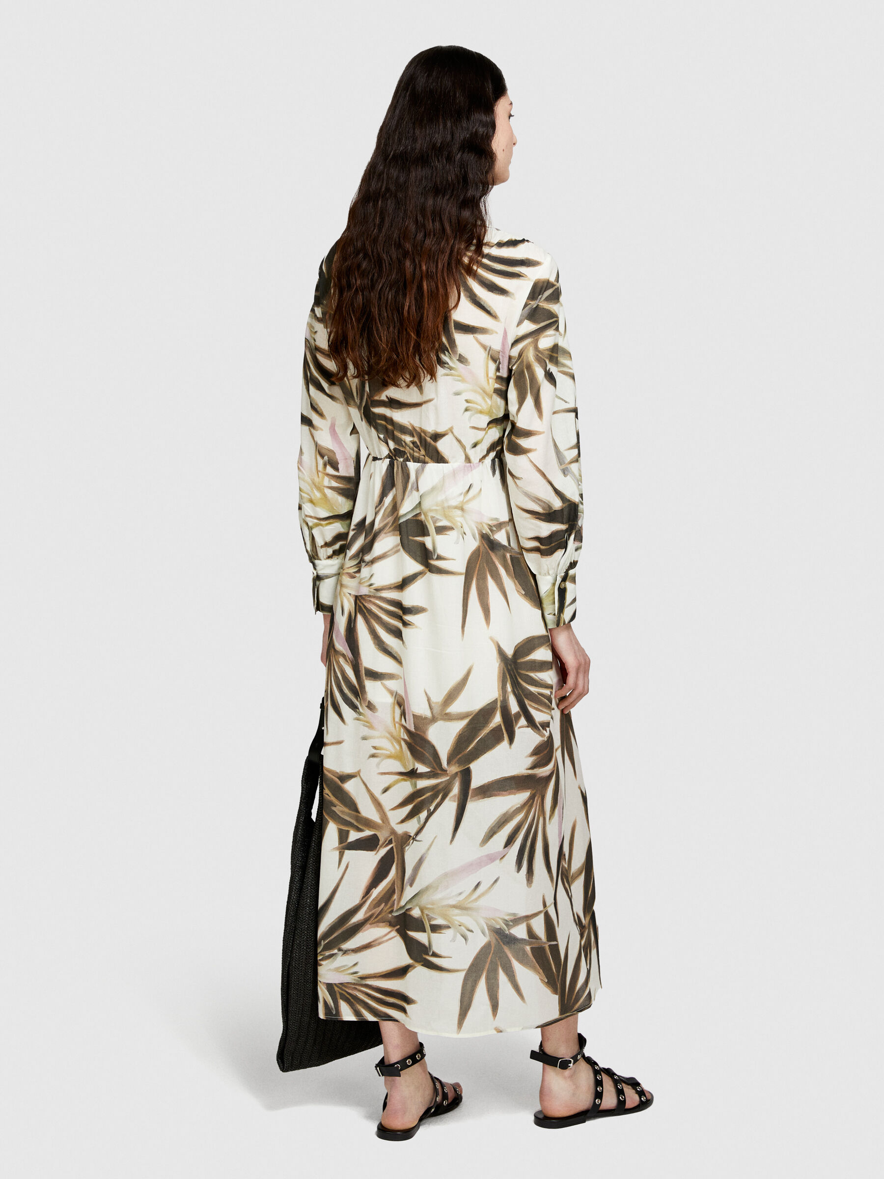 Printed shirt dress Women image number null