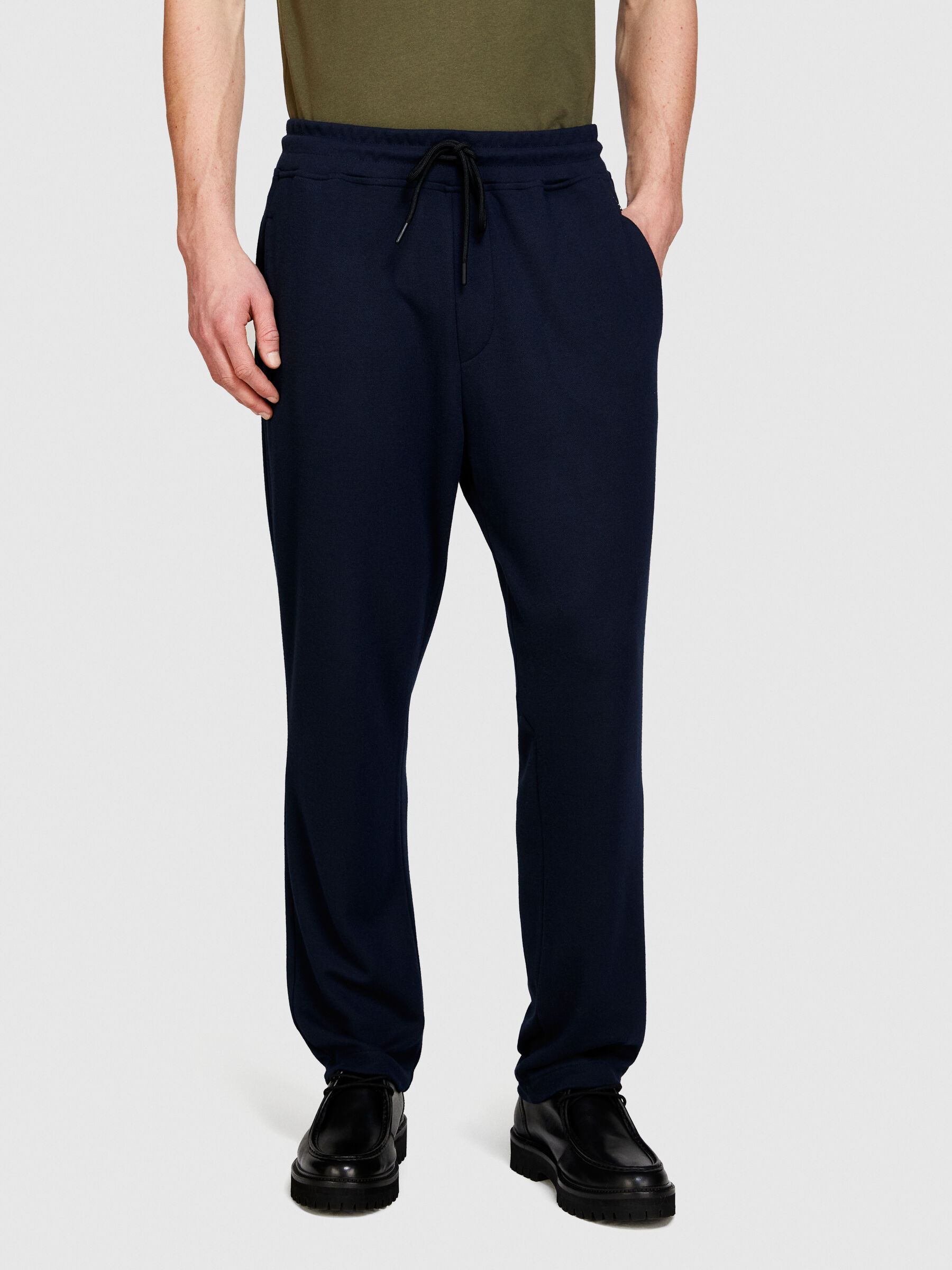 Pinstripe jogger pants sales