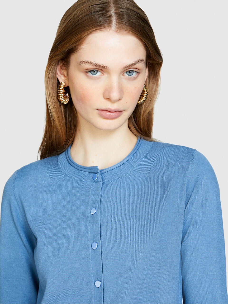 Regular fit cardigan Women image number null