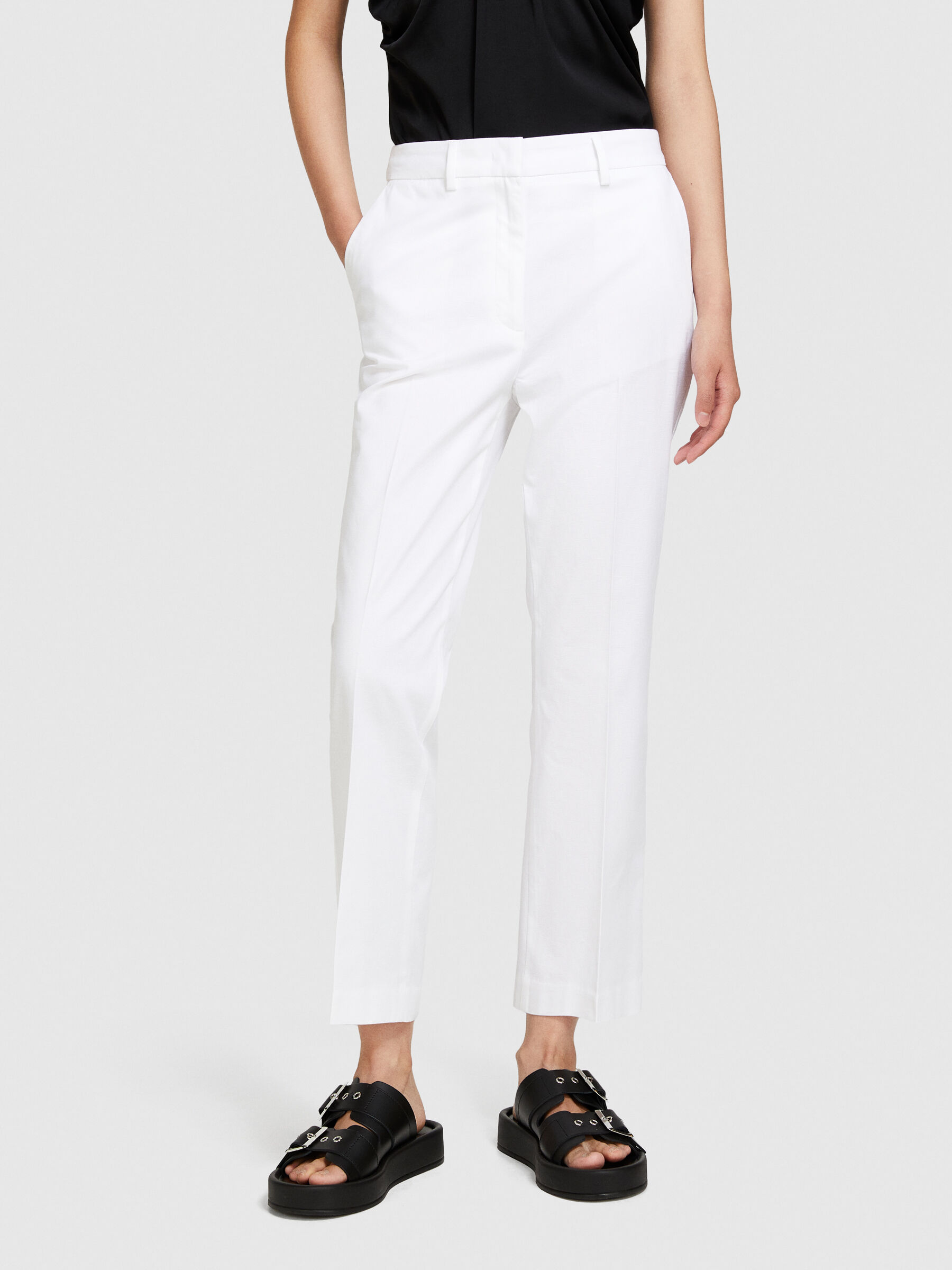 High-waisted trousers Women image number null