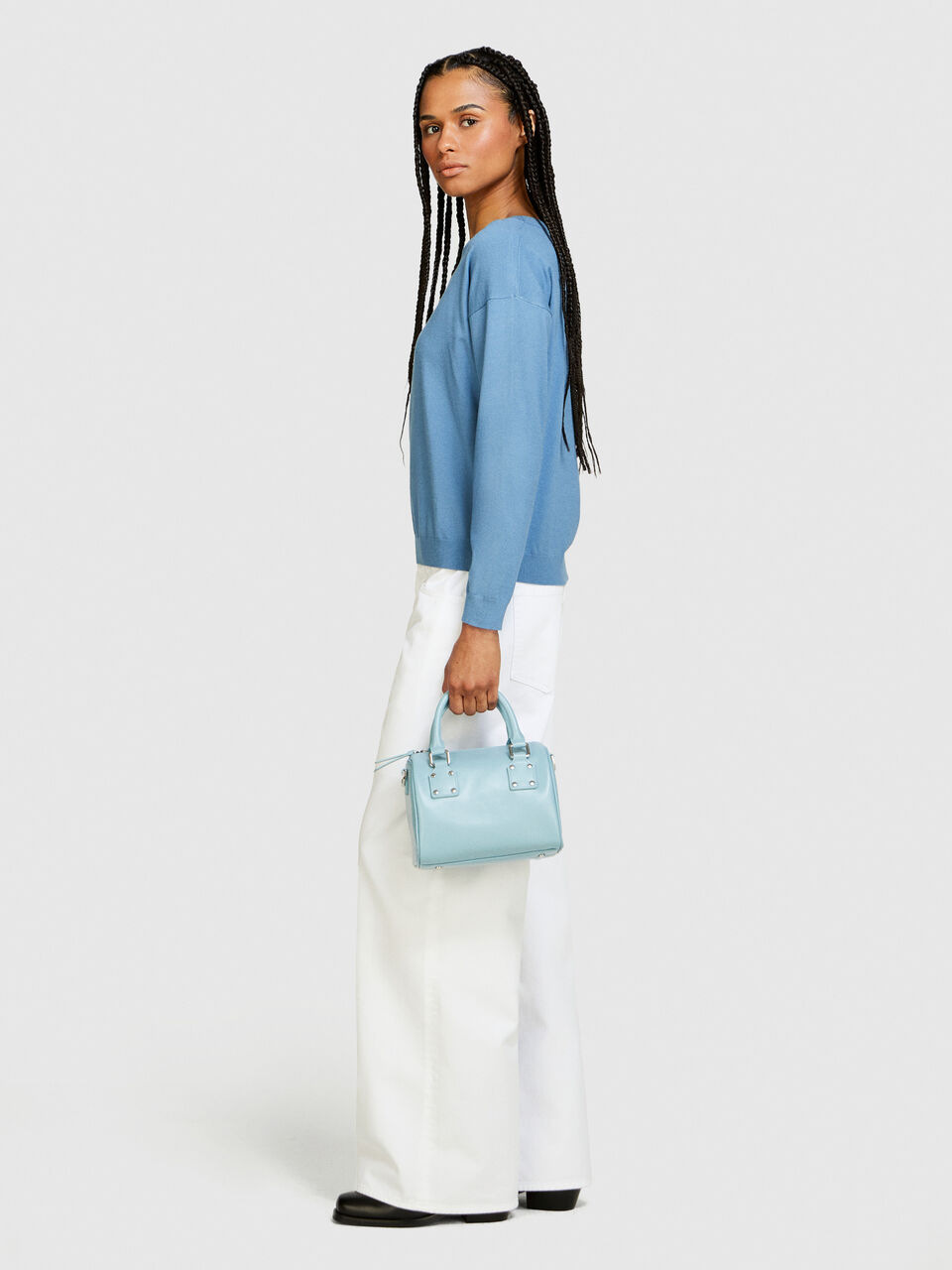 Boat neck sweater Women image number null