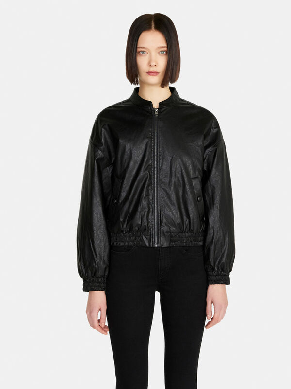 Oversized fit bomber - women's jackets | Sisley