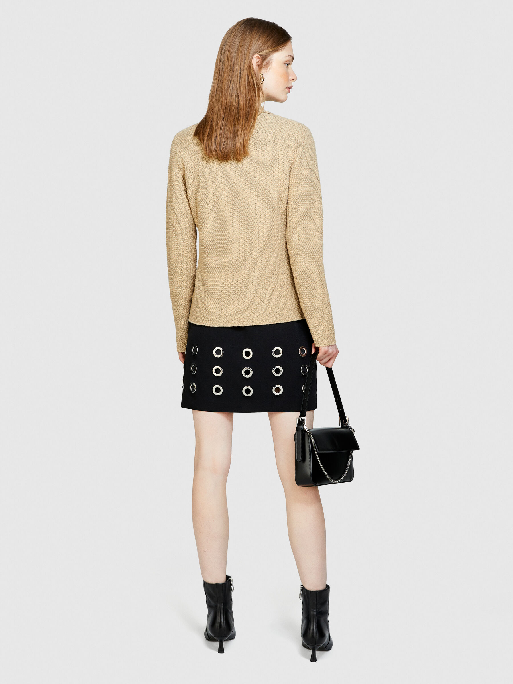 【高い素材】 Knit blazer, Beige - Sisley パンツ