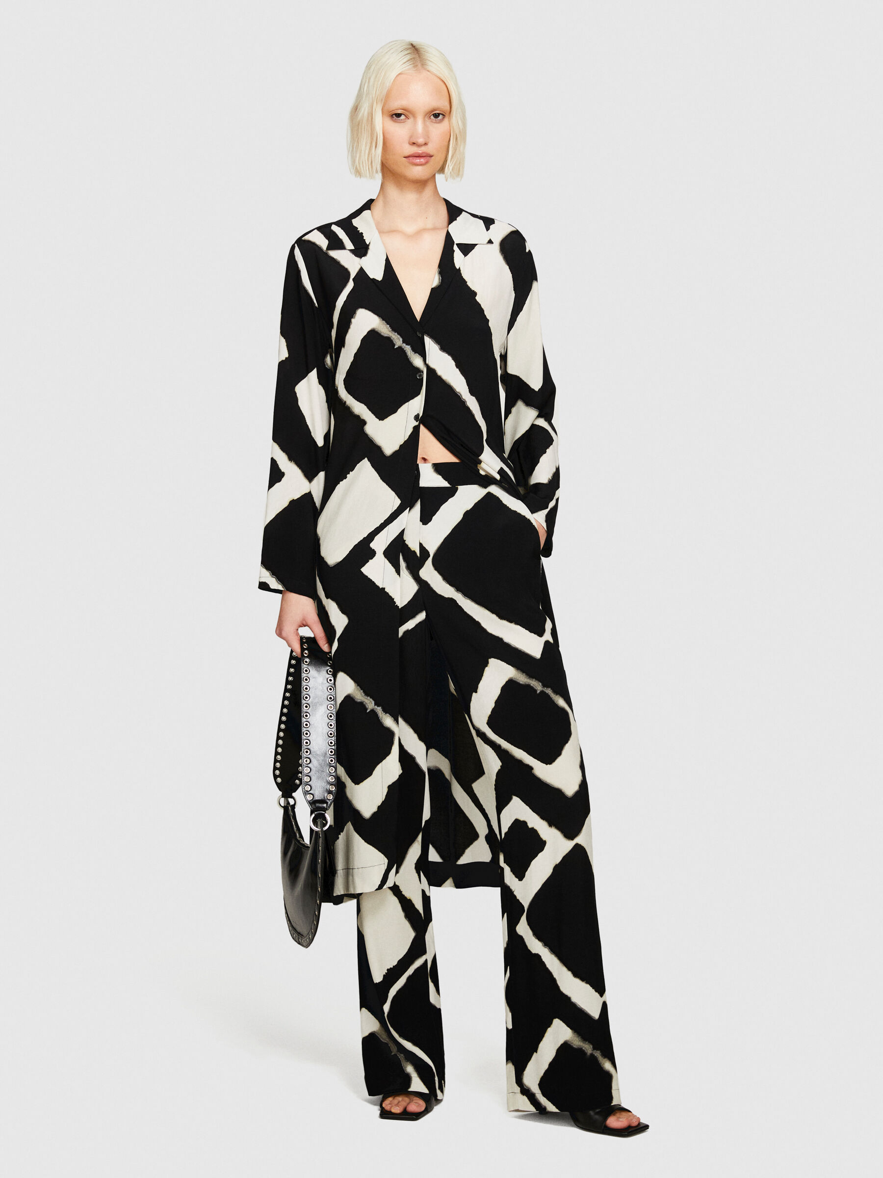 Printed trousers Women image number null