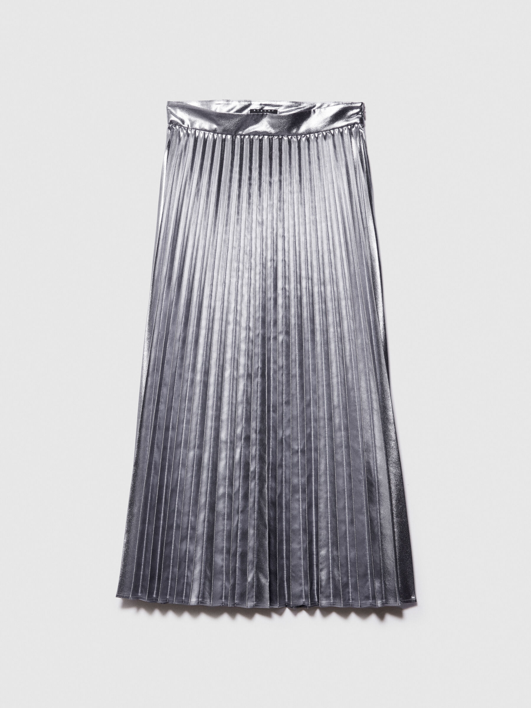 Glossy pleated skirt Women image number null