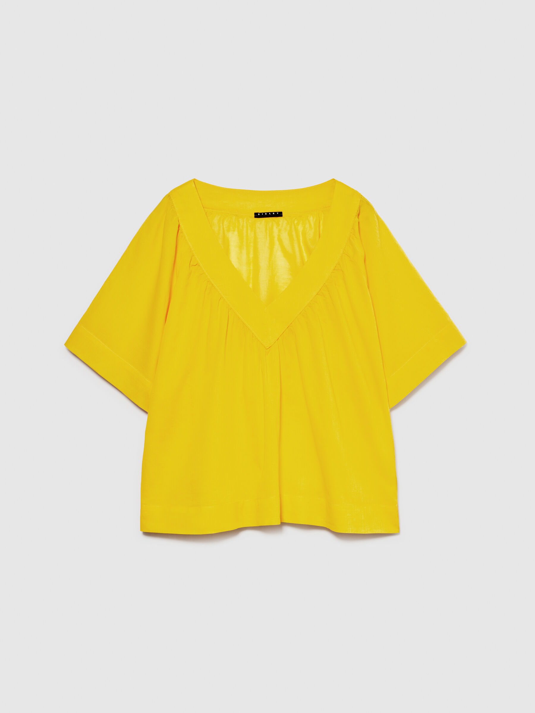 Blouse with V-neck Women image number null