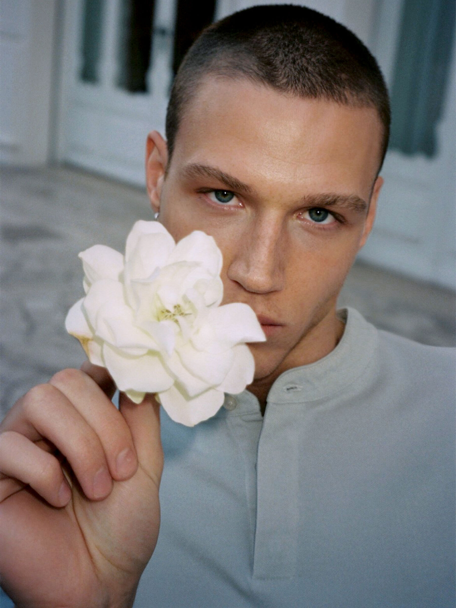 T-shirt in pique Men image number null