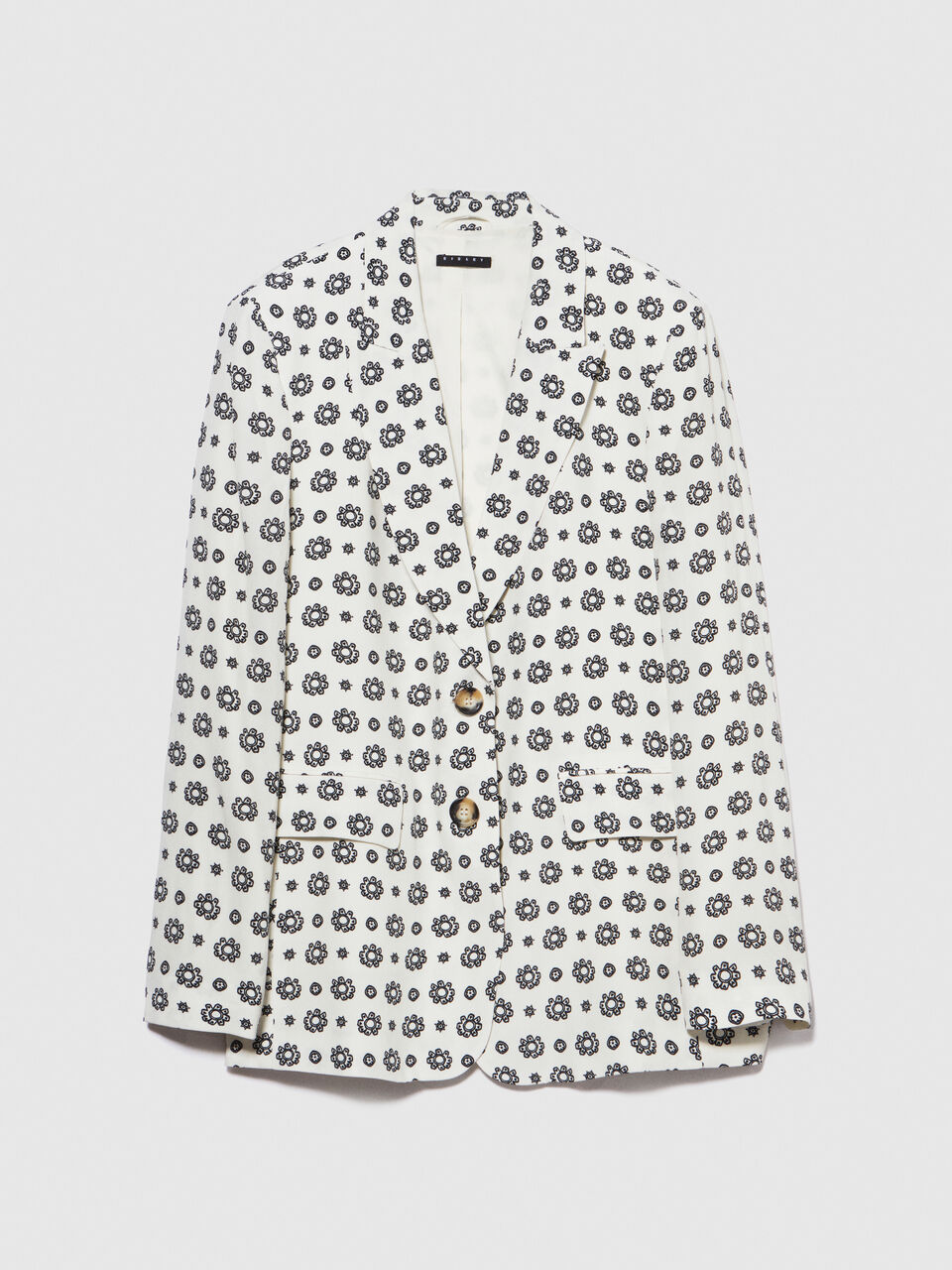 Printed blazer Women image number null