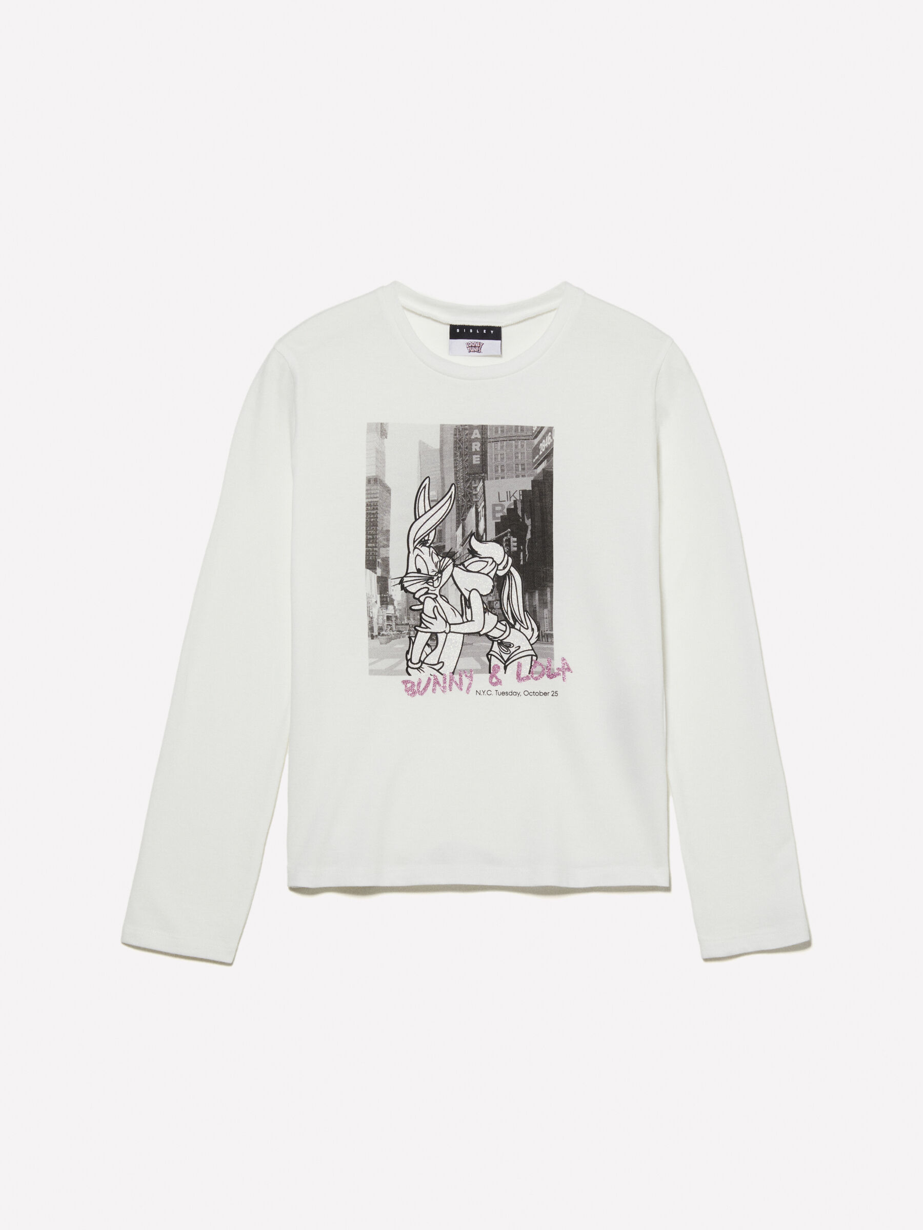 tシャツ LINE COLORATION LONG SLEEVE T-SHIRT レディース Girls' Long-Sleeve T-shirts | Sisley