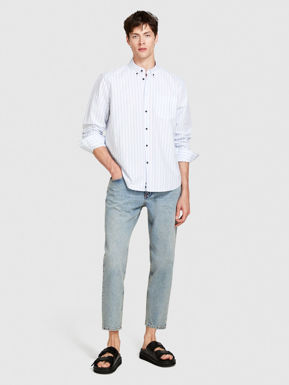 Striped shirt Men image number null