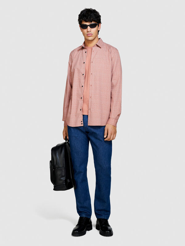 Printed shirt Printed shirt - men's slim fit shirts | Sisley