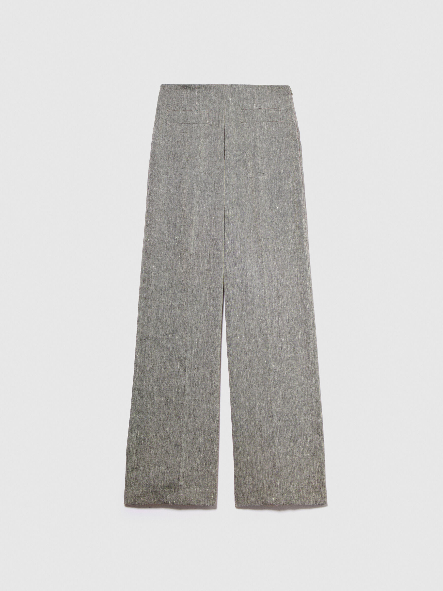 Flare fit pants, Gray - Sisley