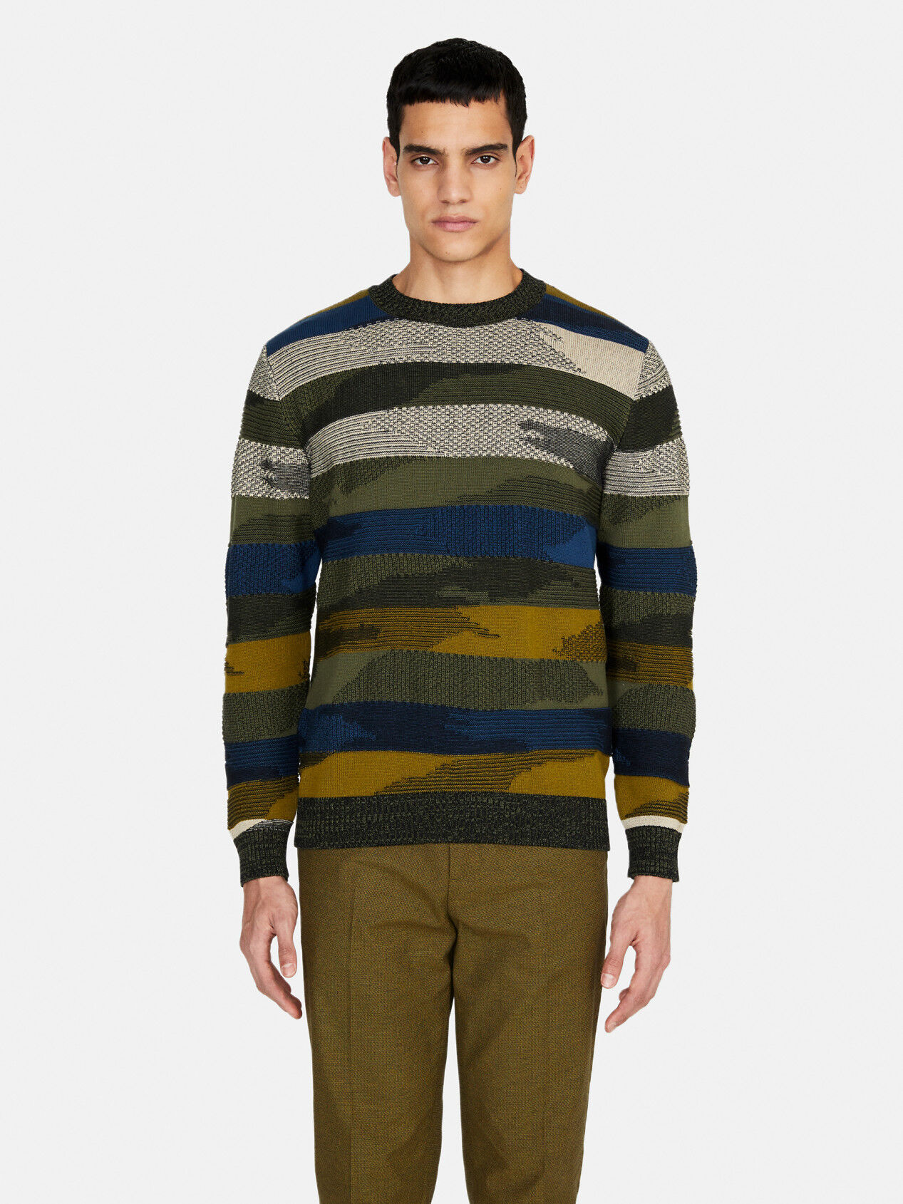 Camouflage discount sweater mens