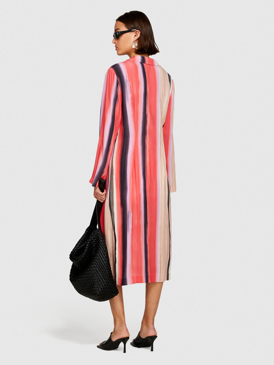 Long printed shirt Women image number null