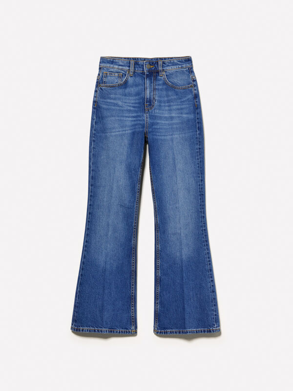 Blue bootcut jeans - women's bootcut & flared jeans | Sisley